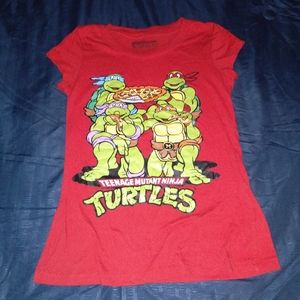 Small baby tee or child (3-4) Turtles tee